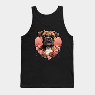 Boxer valentine's day Tank Top